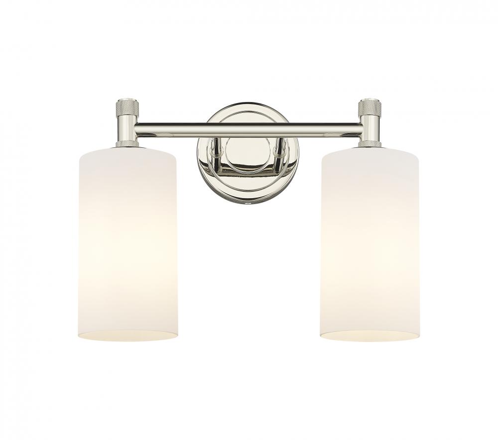 Crown Point - 2 Light - 14 inch - Polished Nickel - Bath Vanity Light