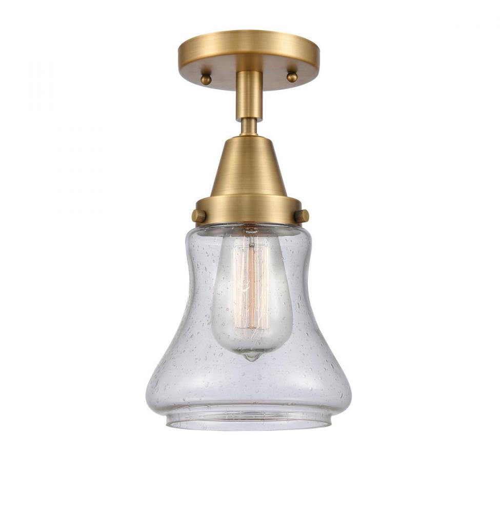 Bellmont - 1 Light - 6 inch - Brushed Brass - Flush Mount