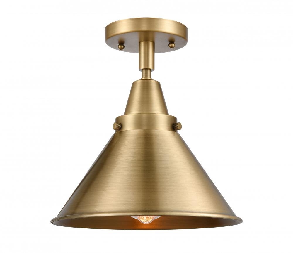 Briarcliff - 1 Light - 10 inch - Brushed Brass - Flush Mount