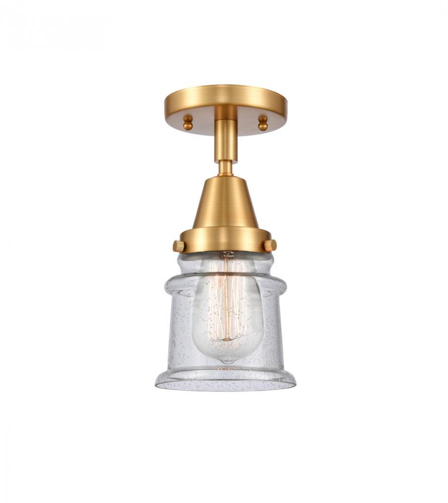 Canton - 1 Light - 6 inch - Satin Gold - Flush Mount