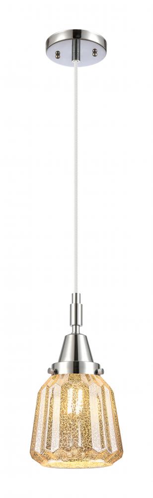 Chatham - 1 Light - 7 inch - Polished Chrome - Mini Pendant