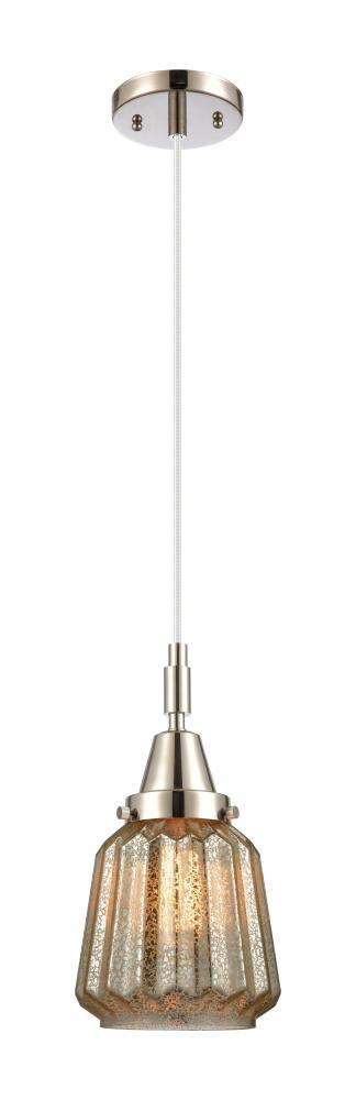 Chatham - 1 Light - 7 inch - Polished Nickel - Mini Pendant