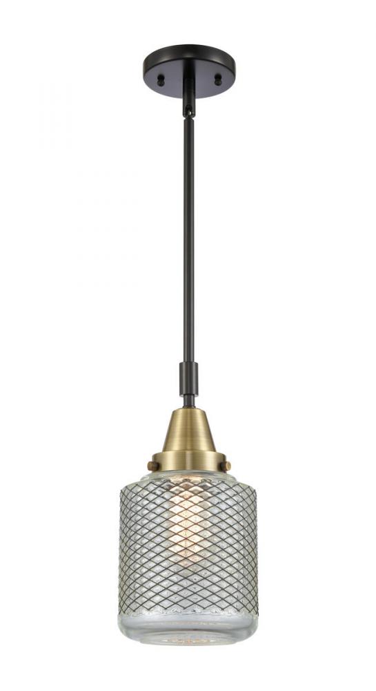 Stanton - 1 Light - 6 inch - Black Antique Brass - Mini Pendant