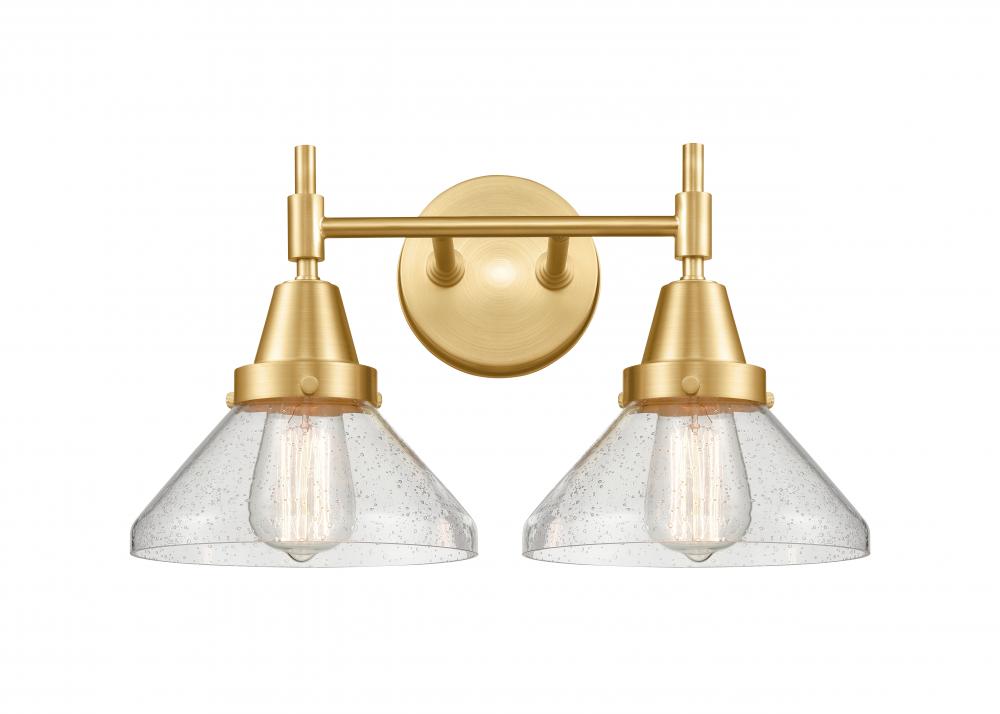 Caden - 2 Light - 17 inch - Satin Gold - Bath Vanity Light