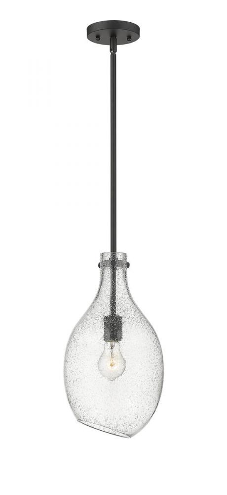 Norwalk - 1 Light - 9 inch - Matte Black - Cord hung - Mini Pendant