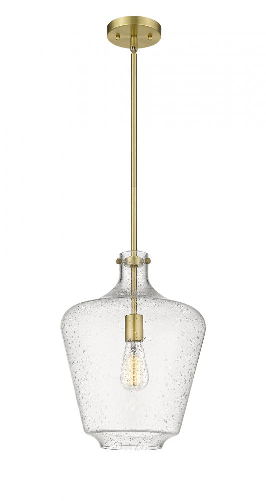 Norwalk - 1 Light - 12 inch - Satin Gold - Cord hung - Mini Pendant