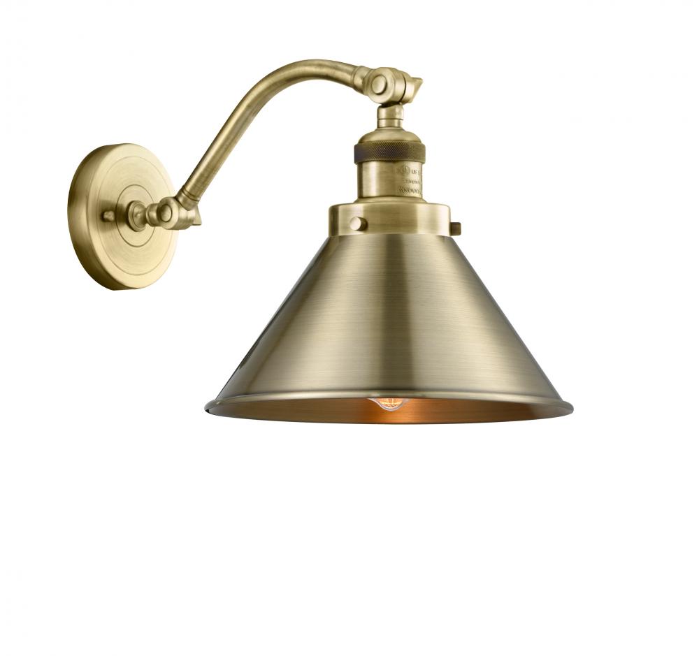 Briarcliff - 1 Light - 10 inch - Antique Brass - Sconce
