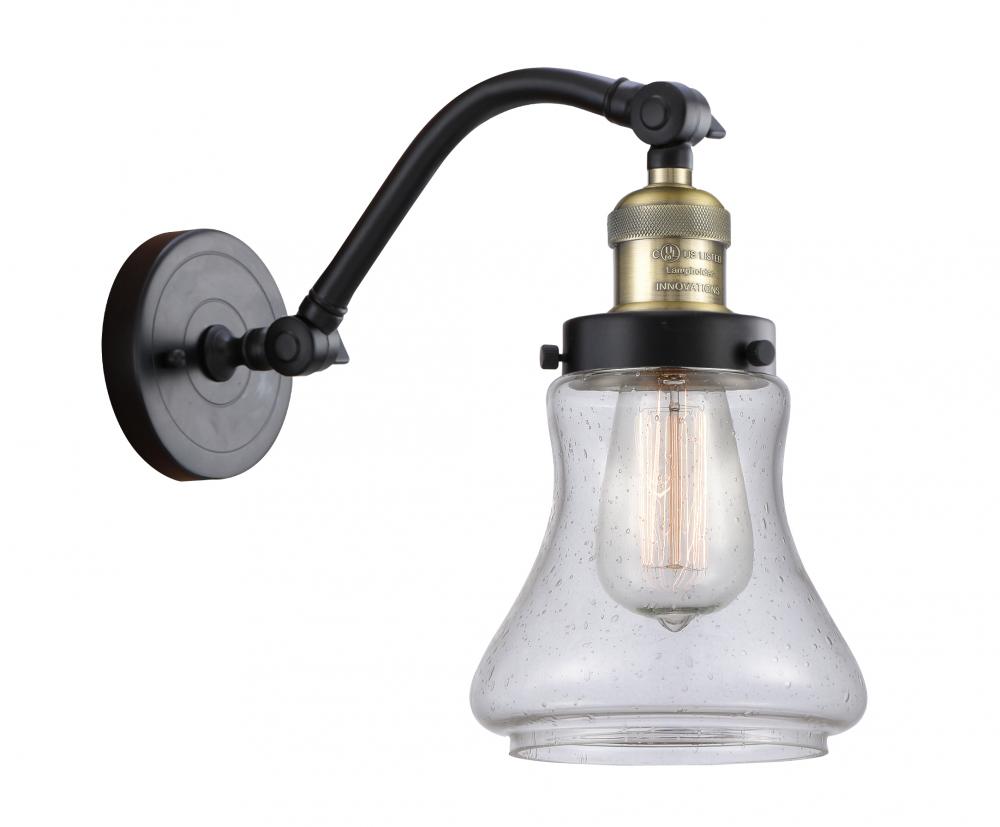 Bellmont - 1 Light - 7 inch - Black Antique Brass - Sconce