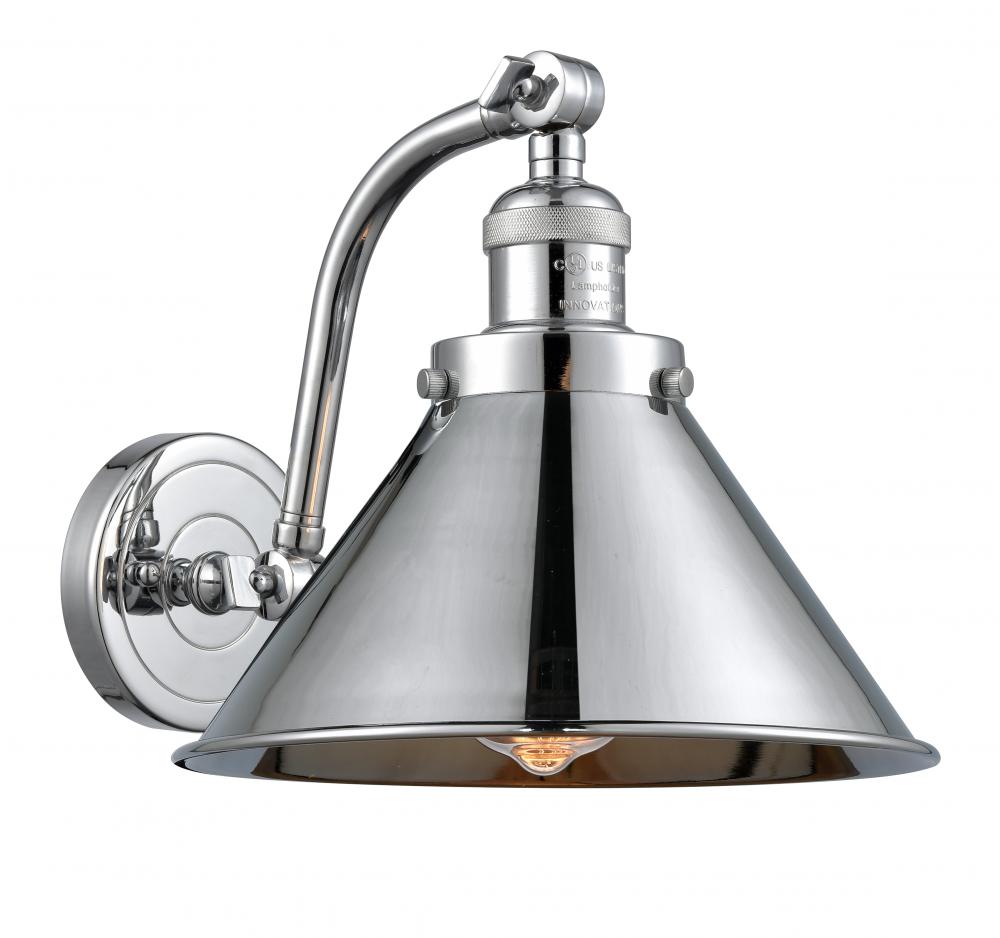 Briarcliff - 1 Light - 10 inch - Polished Chrome - Sconce