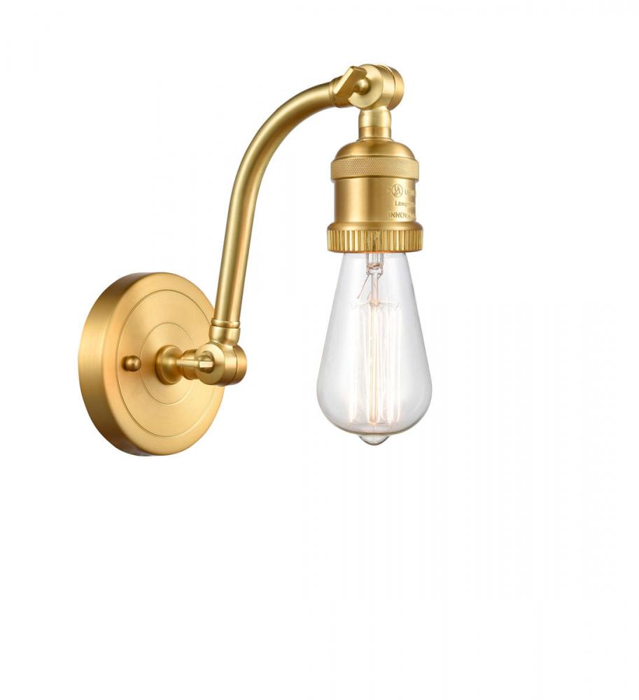 Double Swivel - 1 Light - 5 inch - Satin Gold - Sconce