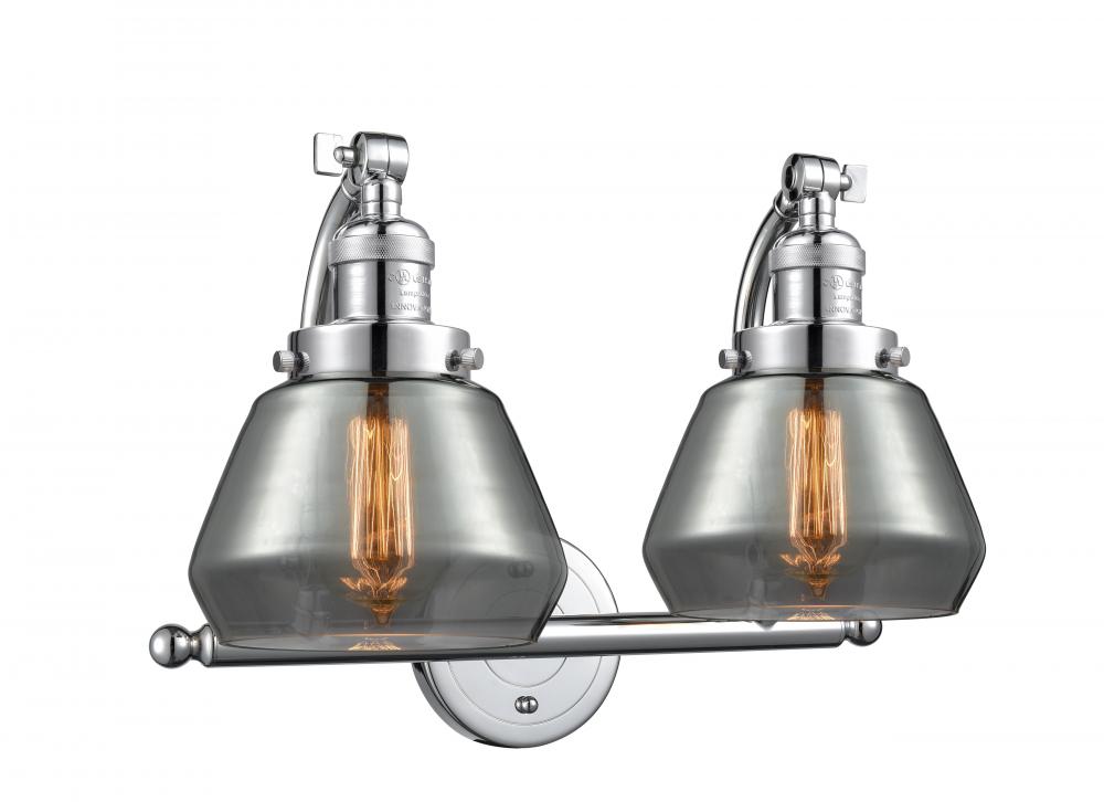 Fulton - 2 Light - 18 inch - Polished Chrome - Bath Vanity Light