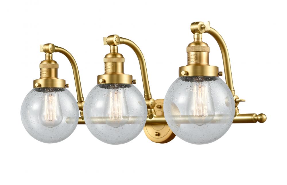 Beacon - 3 Light - 26 inch - Satin Gold - Bath Vanity Light