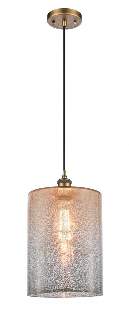 Cobbleskill - 1 Light - 9 inch - Brushed Brass - Cord hung - Mini Pendant