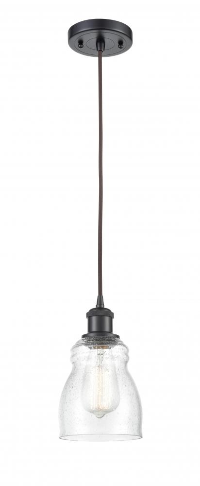 Ellery - 1 Light - 5 inch - Oil Rubbed Bronze - Cord hung - Mini Pendant
