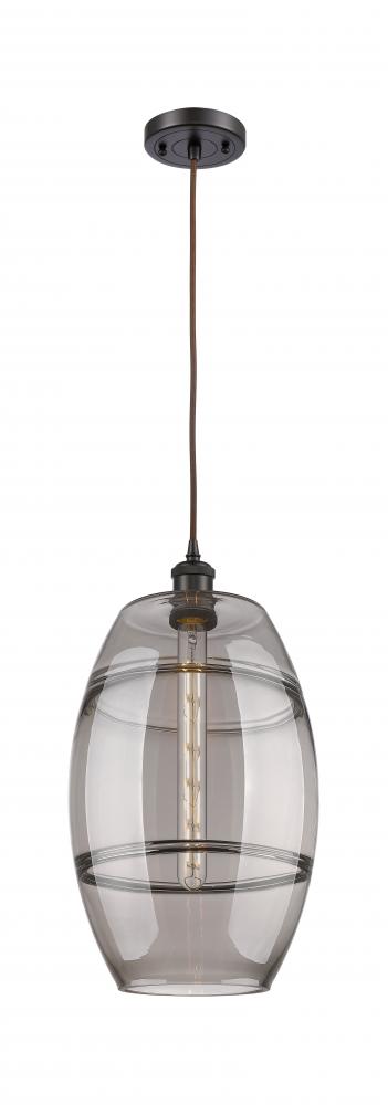 Vaz - 1 Light - 10 inch - Oil Rubbed Bronze - Cord hung - Mini Pendant