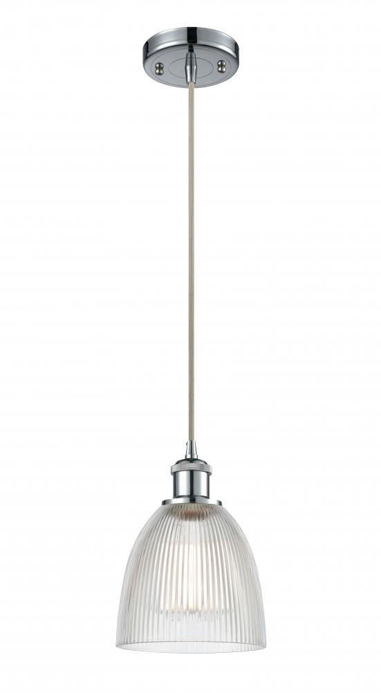 Castile - 1 Light - 6 inch - Polished Chrome - Cord hung - Mini Pendant