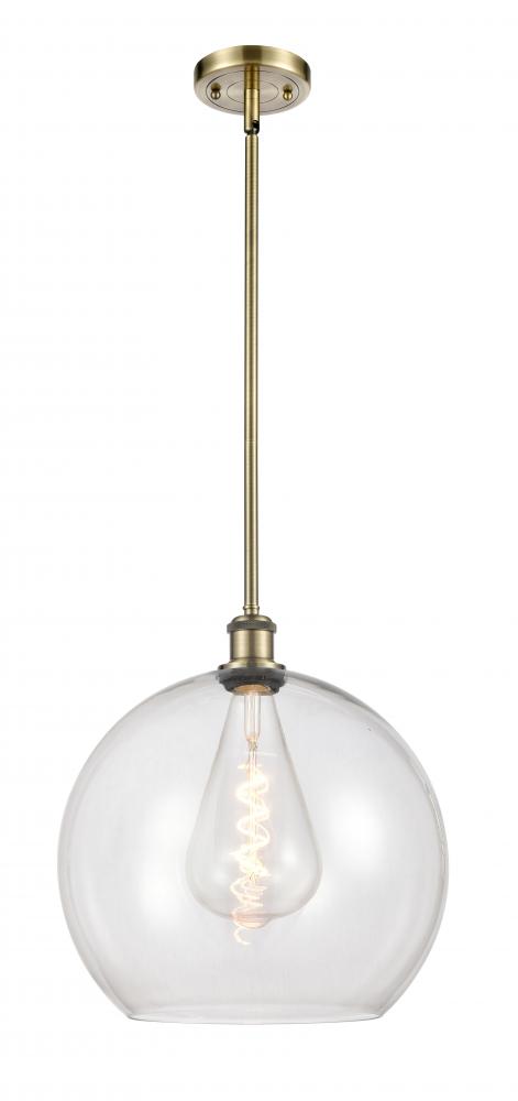 Athens - 1 Light - 14 inch - Antique Brass - Pendant