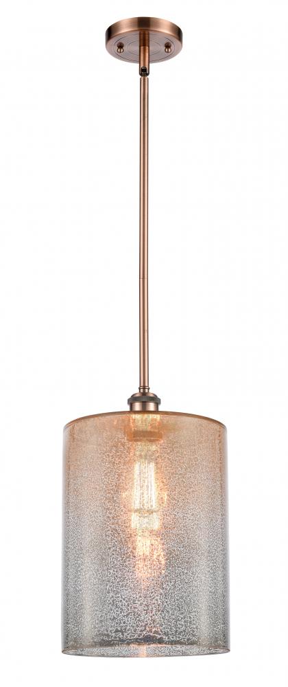 Cobbleskill - 1 Light - 9 inch - Antique Copper - Mini Pendant