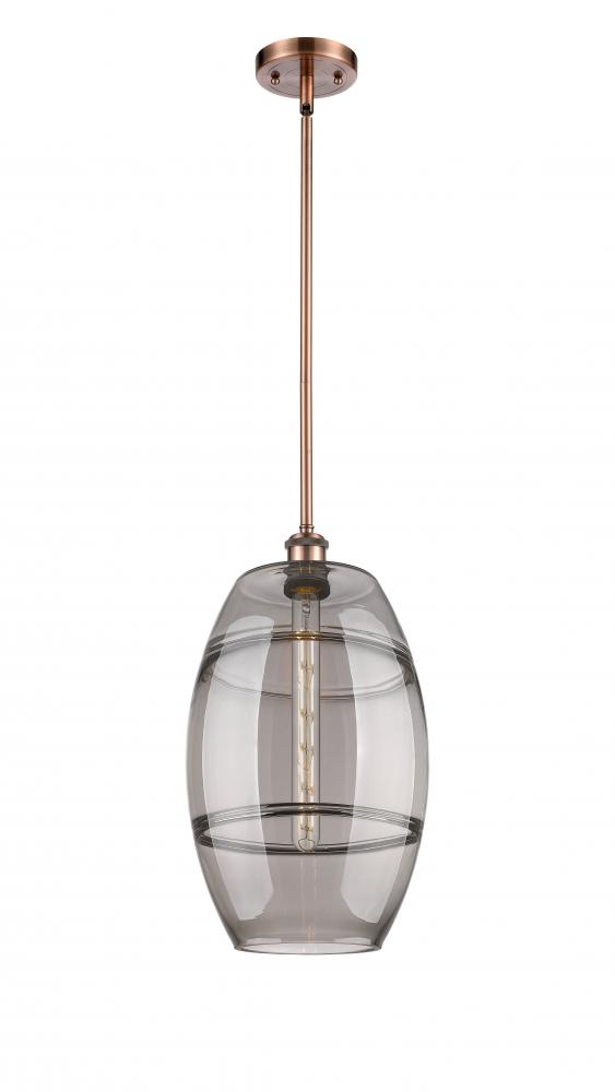 Vaz - 1 Light - 10 inch - Antique Copper - Mini Pendant