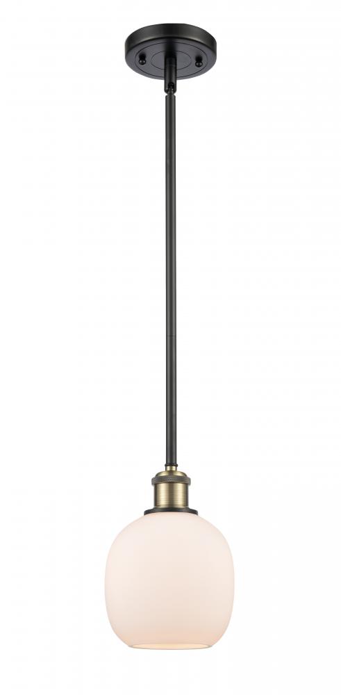 Belfast - 1 Light - 6 inch - Black Antique Brass - Mini Pendant
