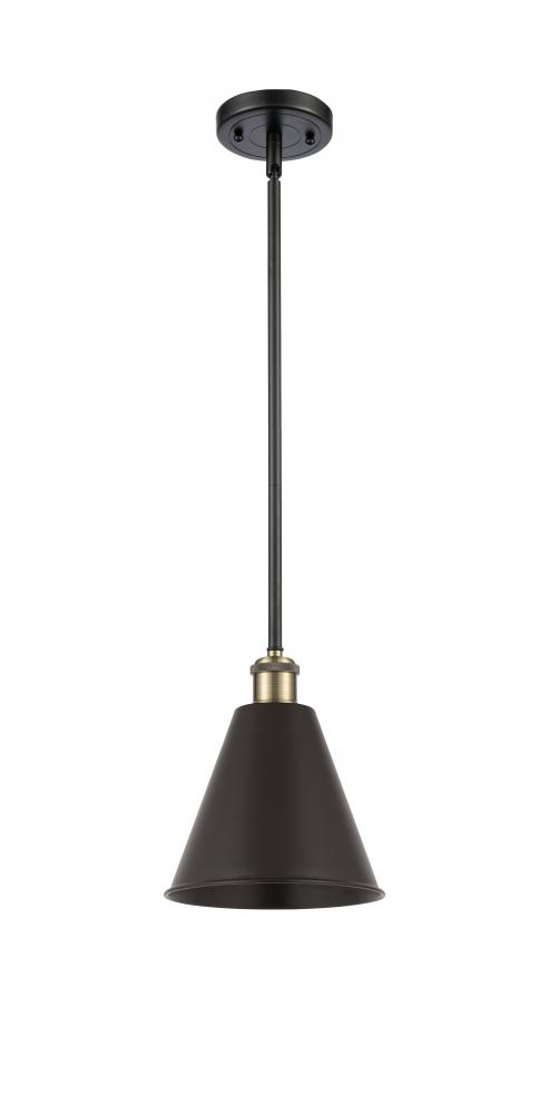 Berkshire - 1 Light - 8 inch - Black Antique Brass - Pendant