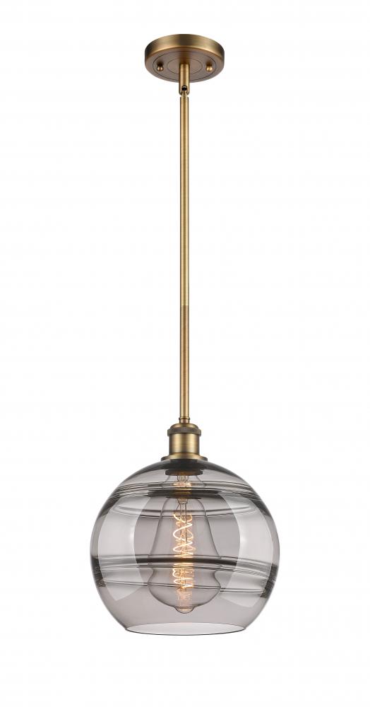 Rochester - 1 Light - 10 inch - Brushed Brass - Mini Pendant