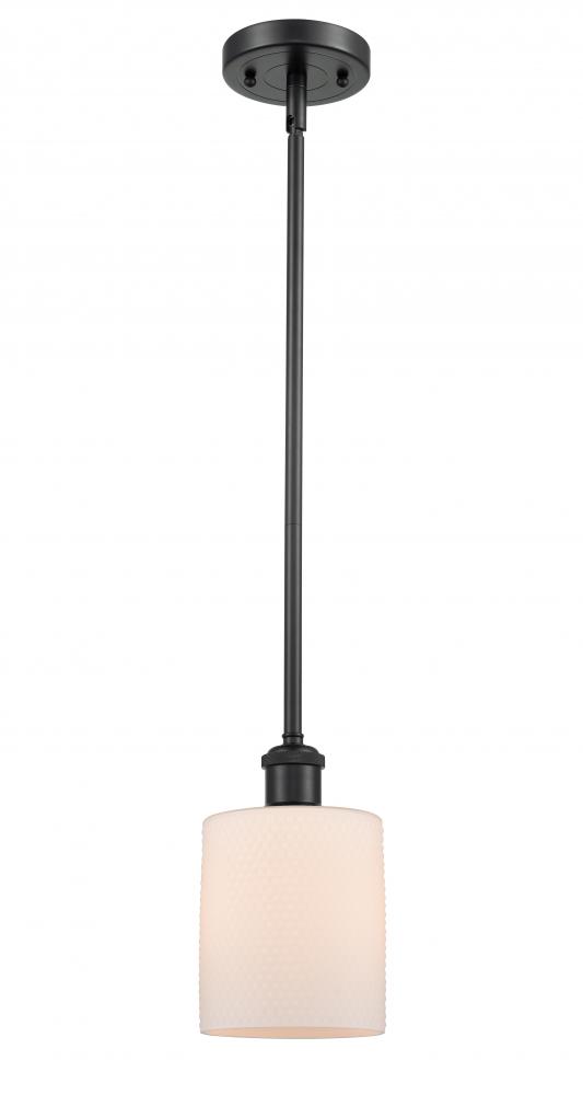 Cobbleskill - 1 Light - 5 inch - Matte Black - Mini Pendant