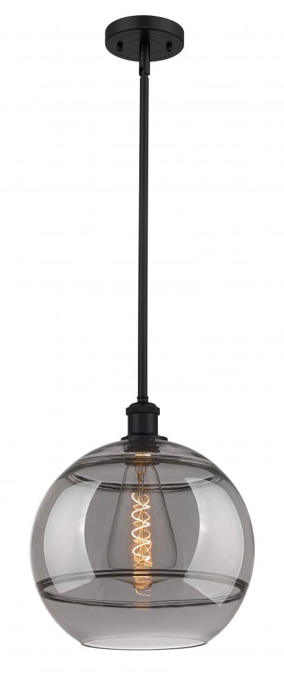 Rochester - 1 Light - 12 inch - Matte Black - Mini Pendant