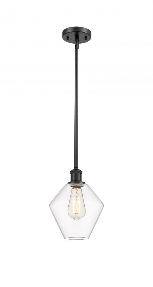 Cindyrella - 1 Light - 8 inch - Matte Black - Mini Pendant