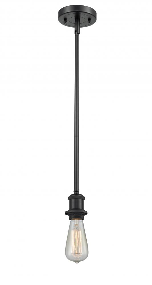Bare Bulb - 1 Light - 5 inch - Matte Black - Mini Pendant