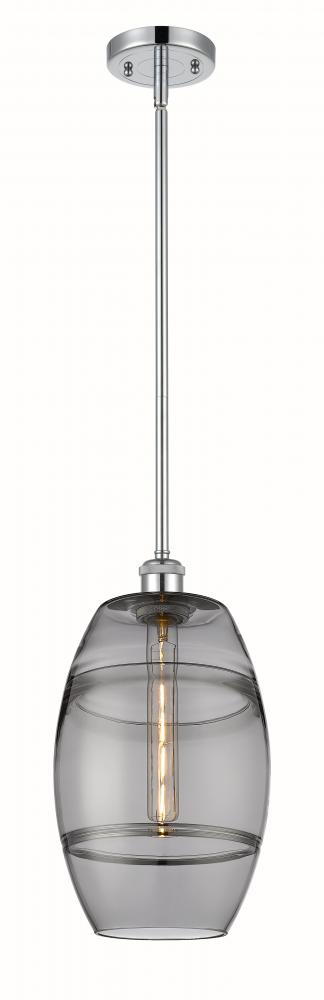 Vaz - 1 Light - 8 inch - Polished Chrome - Mini Pendant