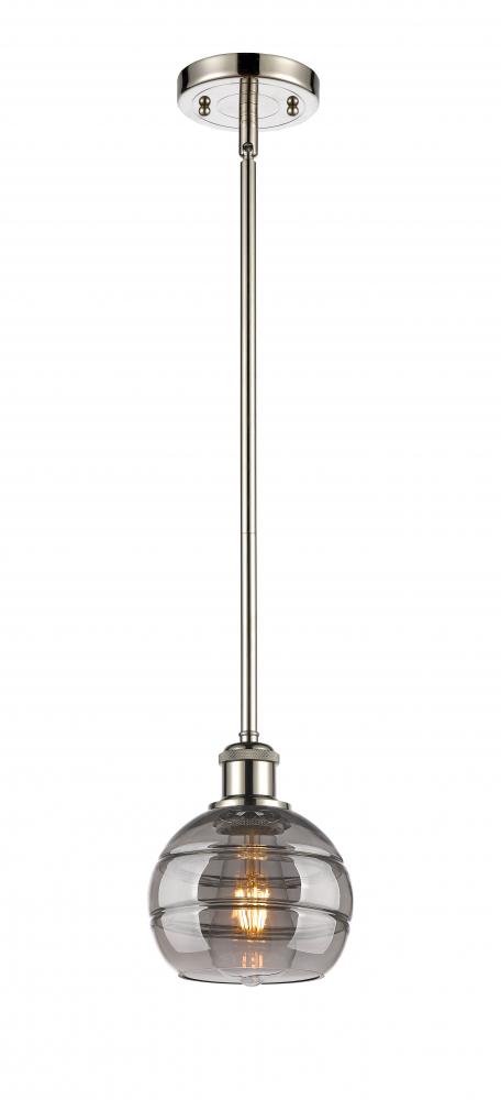 Rochester - 1 Light - 6 inch - Polished Nickel - Mini Pendant