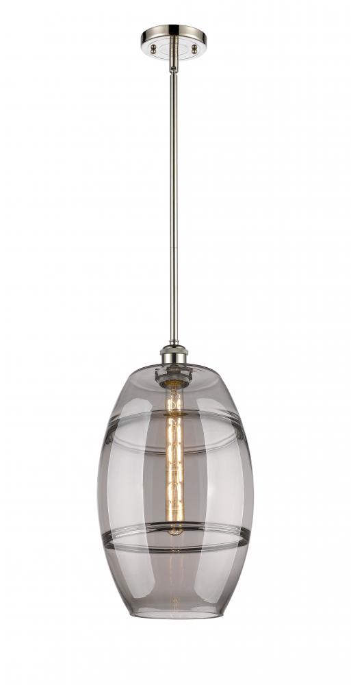 Vaz - 1 Light - 10 inch - Polished Nickel - Mini Pendant