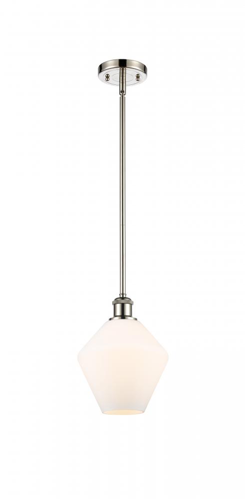 Cindyrella - 1 Light - 8 inch - Polished Nickel - Mini Pendant