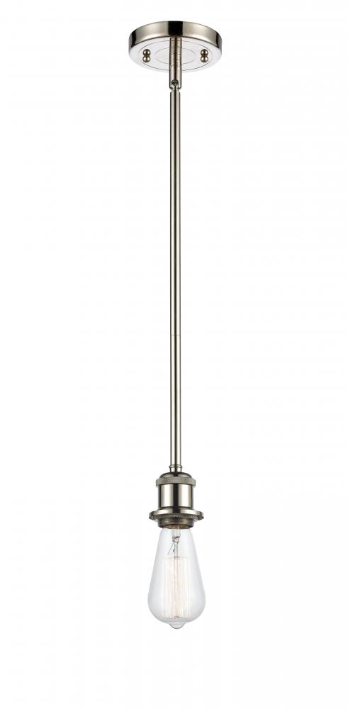 Bare Bulb - 1 Light - 5 inch - Polished Nickel - Mini Pendant