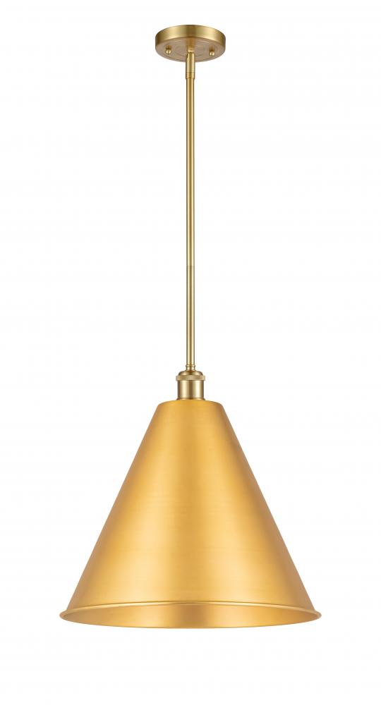 Berkshire - 1 Light - 16 inch - Satin Gold - Pendant