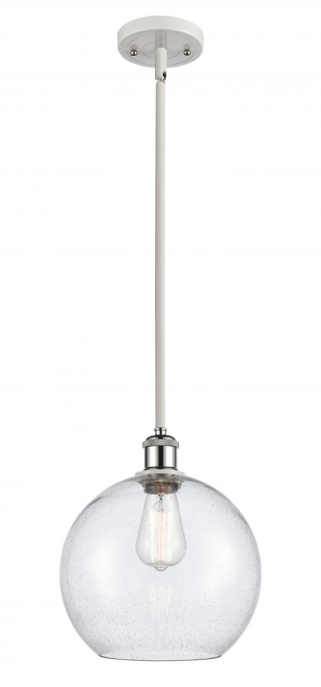 Athens - 1 Light - 10 inch - White Polished Chrome - Mini Pendant