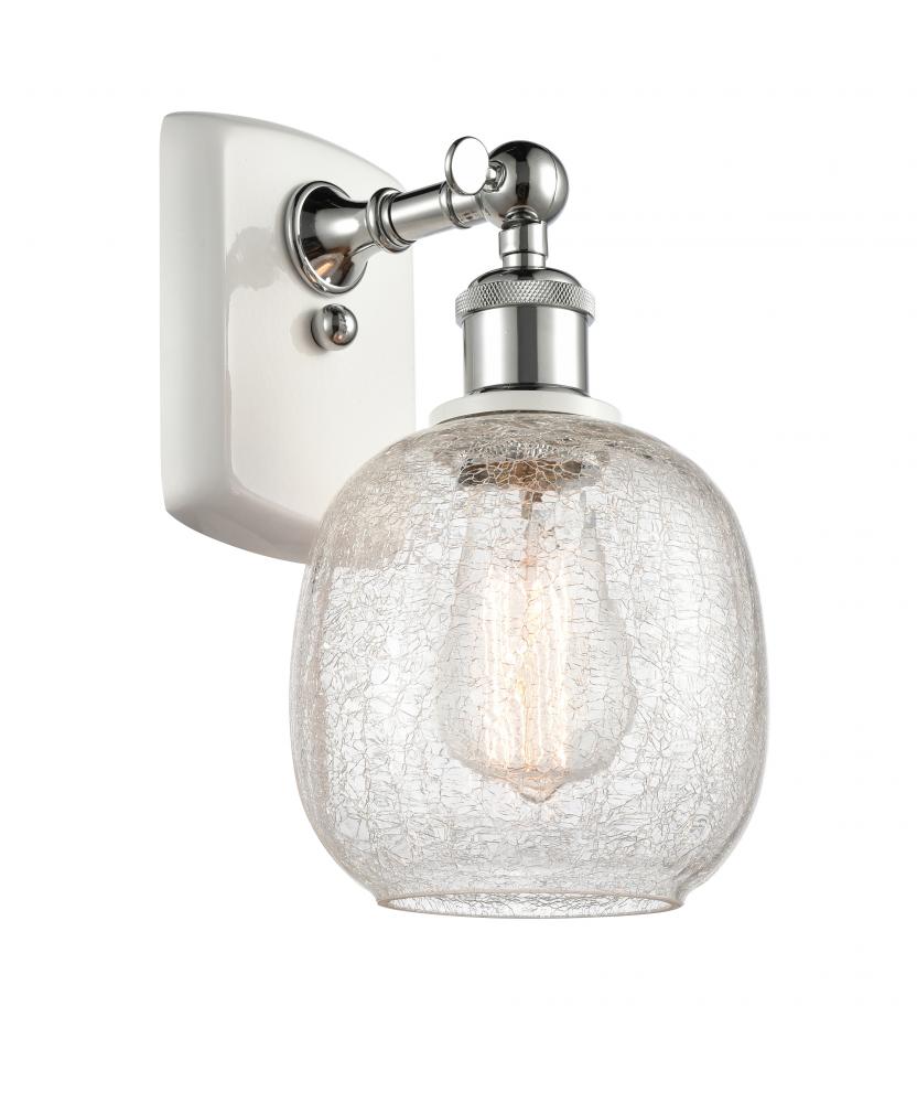 Belfast - 1 Light - 6 inch - White Polished Chrome - Sconce