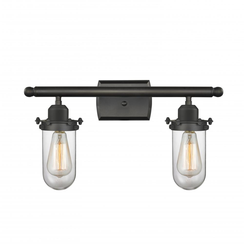 Kingsbury - 2 Light - 14 inch - Oil Rubbed Bronze - Bath Vanity Light