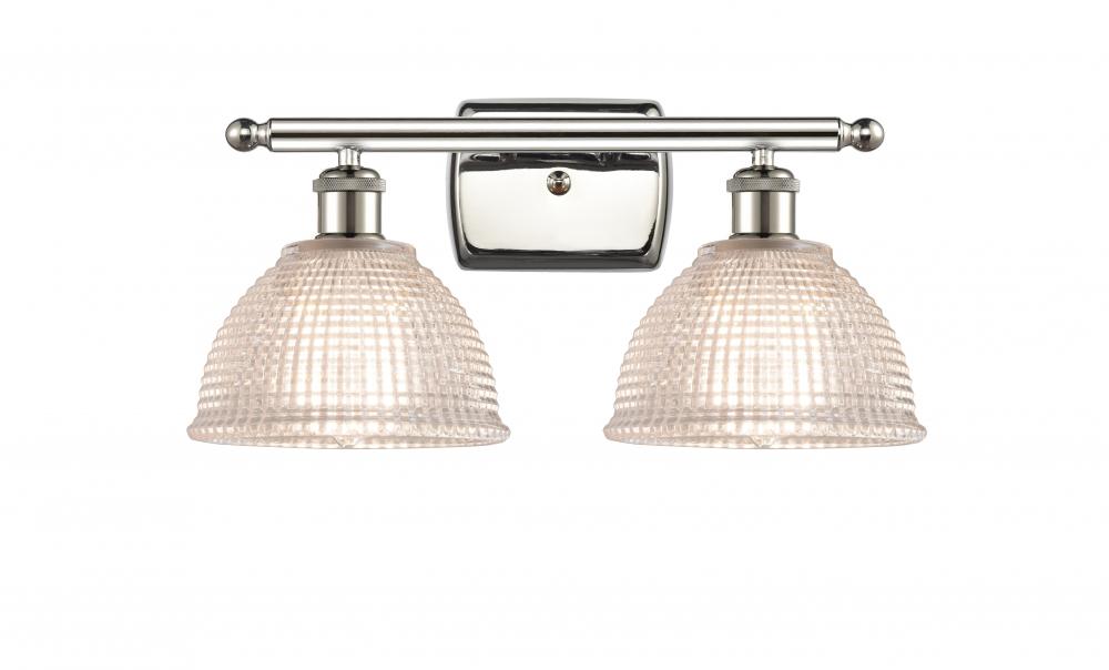 Arietta - 2 Light - 18 inch - Polished Nickel - Bath Vanity Light