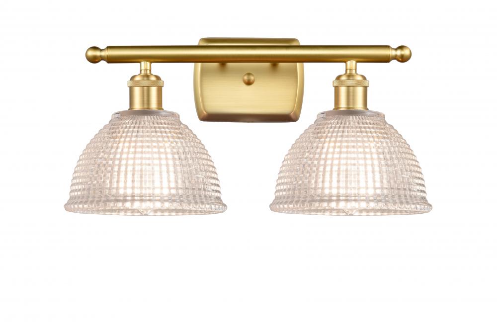 Arietta - 2 Light - 18 inch - Satin Gold - Bath Vanity Light