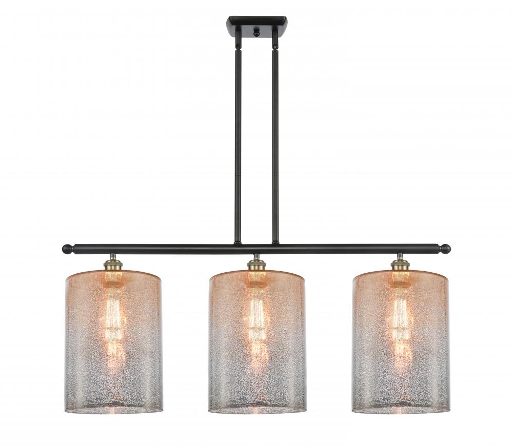 Cobbleskill - 3 Light - 36 inch - Black Antique Brass - Cord hung - Island Light