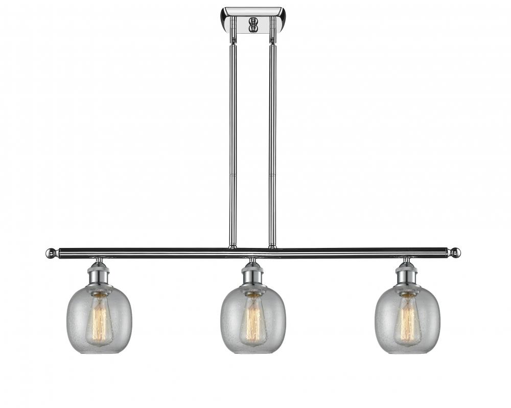 Belfast - 3 Light - 36 inch - Polished Chrome - Cord hung - Island Light