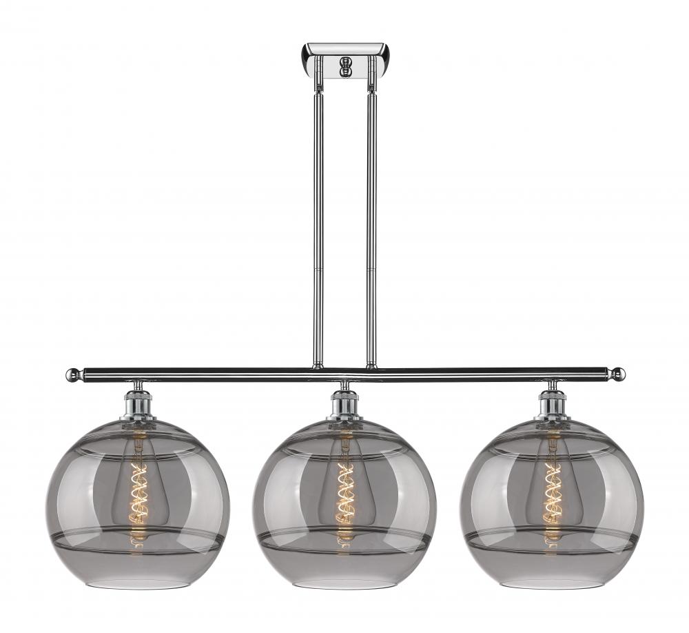 Rochester - 3 Light - 39 inch - Polished Chrome - Cord hung - Island Light