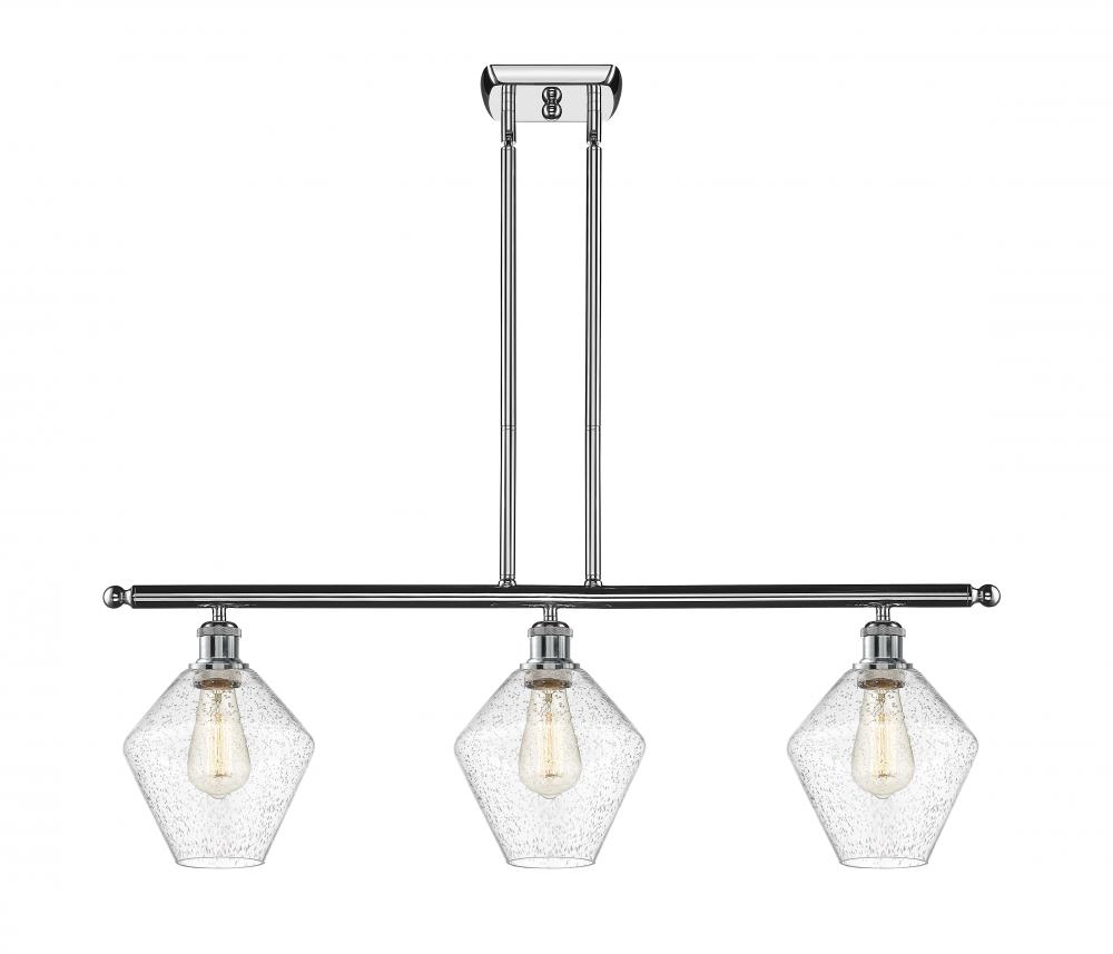 Cindyrella - 3 Light - 36 inch - Polished Chrome - Cord hung - Island Light