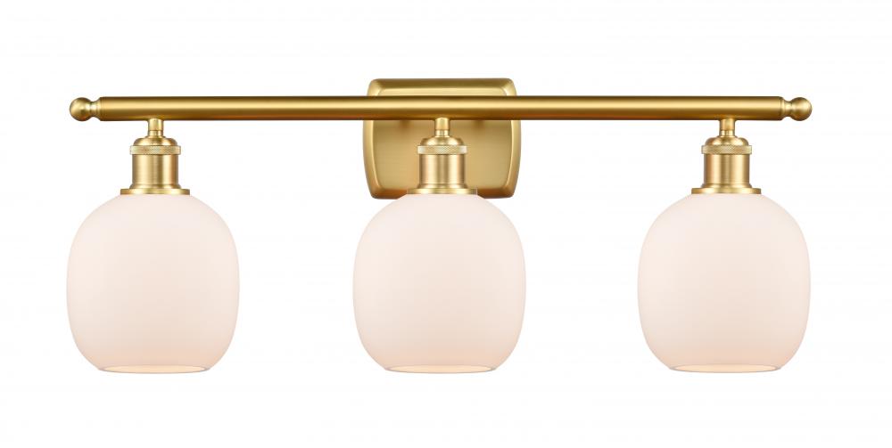 Belfast - 3 Light - 26 inch - Satin Gold - Bath Vanity Light