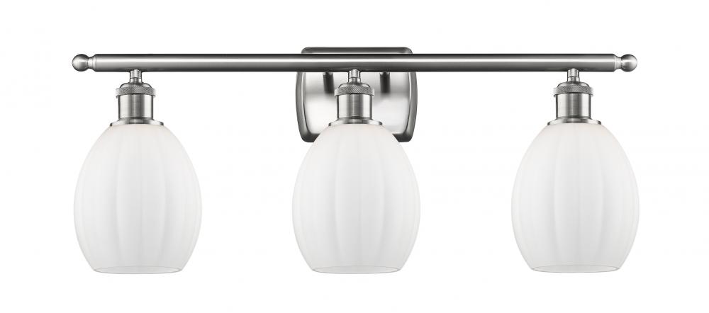 Eaton - 3 Light - 26 inch - Brushed Satin Nickel - Bath Vanity Light