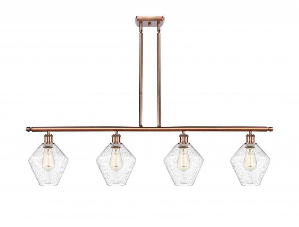 Cindyrella - 4 Light - 48 inch - Antique Copper - Cord hung - Island Light