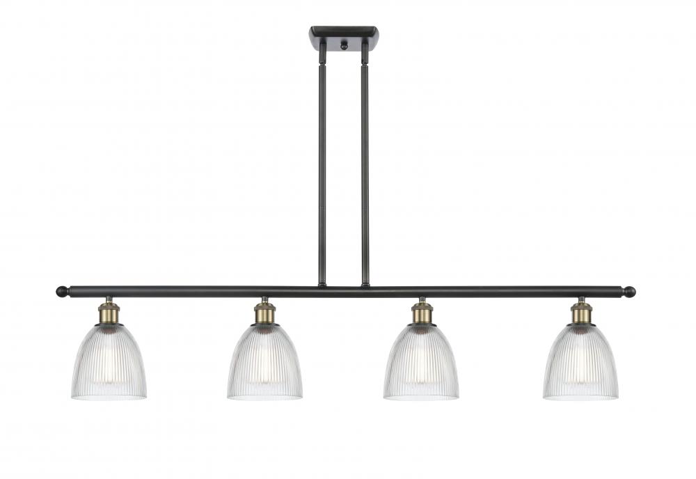 Castile - 4 Light - 48 inch - Black Antique Brass - Cord hung - Island Light