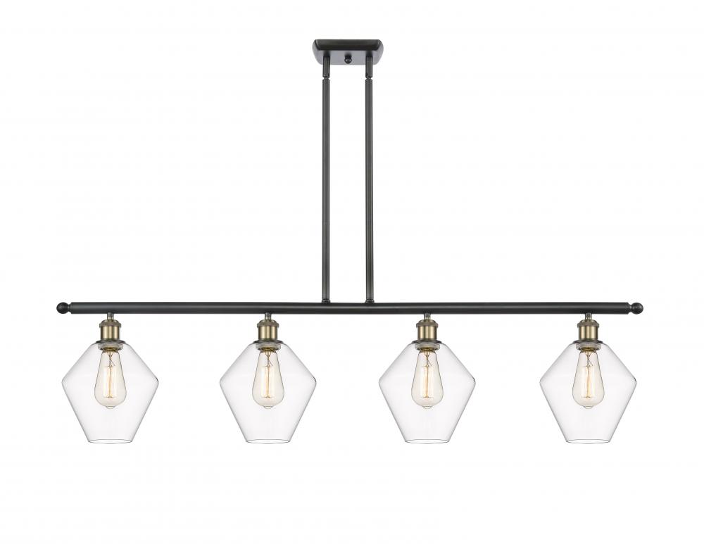 Cindyrella - 4 Light - 48 inch - Black Antique Brass - Cord hung - Island Light